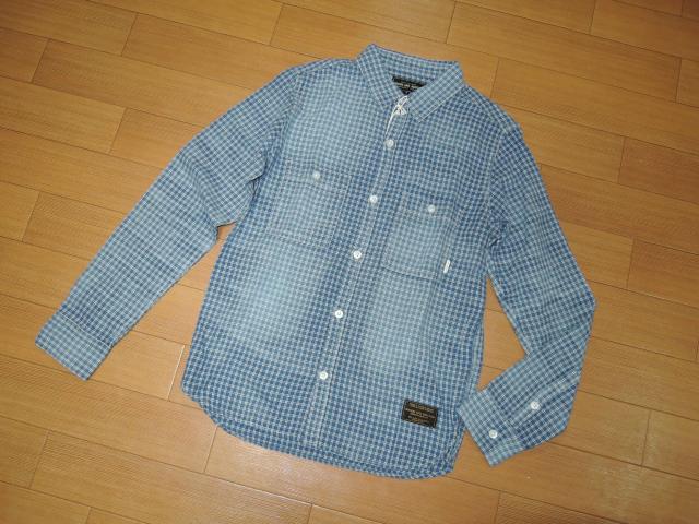 新品ラフアンドラゲッドROUGH AND RUGGEDインディゴ加工シャツ < 男性ファッション 新品ラフアンドラゲッドROUGH AND RUGGEDインディゴ加工シャツ < 男性ファッションの