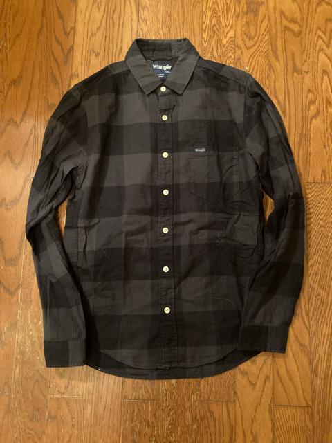 wrangler ラングラー ネルシャツ 黒 希少S アメカジ 古着 コットン ブラック 長袖 シャツ チェック 最終値下げ! < ブランド  wrangler ラングラー ネルシャツ 黒 希少S アメカジ 古着 コットン ブラック 長袖 シャツ チェック 最終値下げ!  < ブランドの