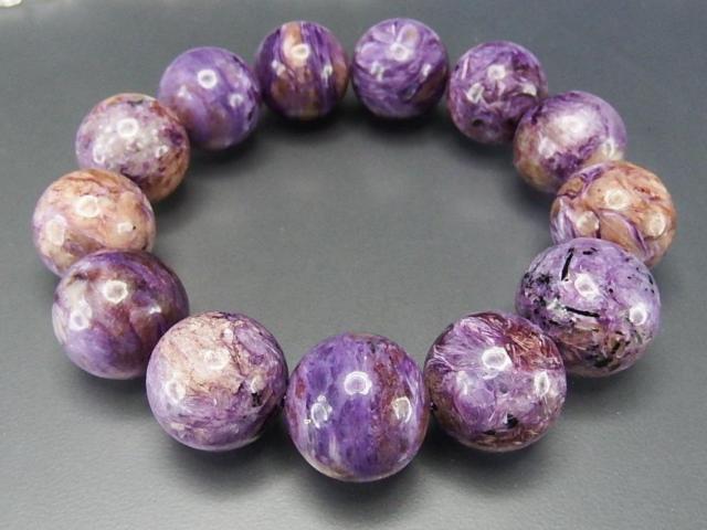 超大チャロアイト約18mm前後ブレスレット高級天然石入手困難品810-019RZa < 女性アクセサリー/時計  超大チャロアイト約18mm前後ブレスレット高級天然石入手困難品810-019RZa < 女性アクセサリー/時計の