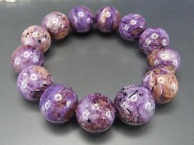 超大チャロアイト約18mm前後ブレスレット高級天然石入手困難品810-019RZa < 女性アクセサリー/時計  超大チャロアイト約18mm前後ブレスレット高級天然石入手困難品810-019RZa < 女性アクセサリー/時計の