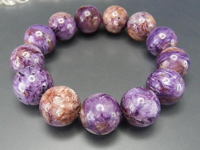 超大チャロアイト約18mm前後ブレスレット高級天然石入手困難品810-019RZa < 女性アクセサリー/時計  超大チャロアイト約18mm前後ブレスレット高級天然石入手困難品810-019RZa < 女性アクセサリー/時計の