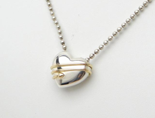 TIFFANY&CO. ティファニー ハート&アロー ネックレス ペンダント 750YG SV925<USED>【送料無料】 < ブランド TIFFANY&CO. ティファニー ハート&アロー ネックレス ペンダント 750YG SV925<USED>【送料無料】 < ブランドの
