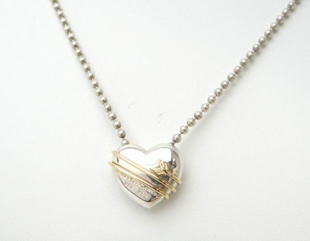 TIFFANY&CO. ティファニー ハート&アロー ネックレス ペンダント 750YG SV925<USED>【送料無料】 < ブランド TIFFANY&CO. ティファニー ハート&アロー ネックレス ペンダント 750YG SV925<USED>【送料無料】 < ブランドの