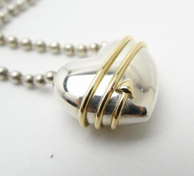 TIFFANY&CO. ティファニー ハート&アロー ネックレス ペンダント 750YG SV925<USED>【送料無料】 < ブランド TIFFANY&CO. ティファニー ハート&アロー ネックレス ペンダント 750YG SV925<USED>【送料無料】 < ブランドの