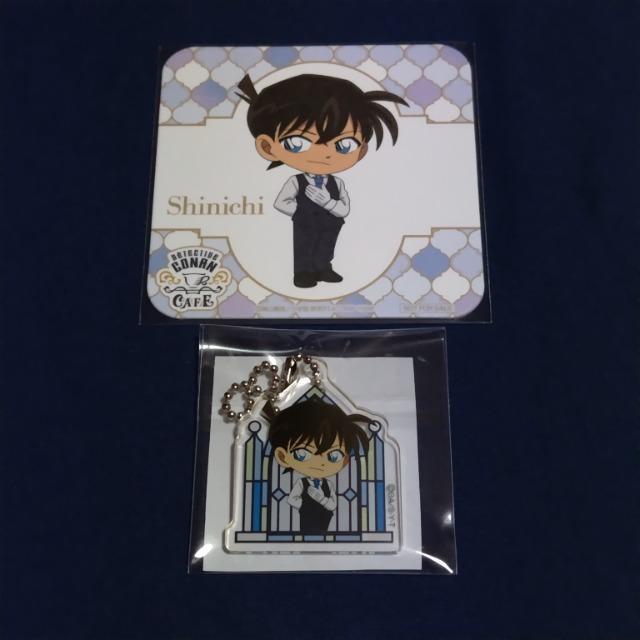 名探偵コナン☆コナンカフェ☆アクリルキーホルダー&特典コースター《工藤新一》2点 < アニメ/コミック/キャラクター 名探偵コナン☆コナンカフェ☆アクリルキーホルダー&特典コースター《工藤新一》2点 < アニメ/コミック/キャラクターの