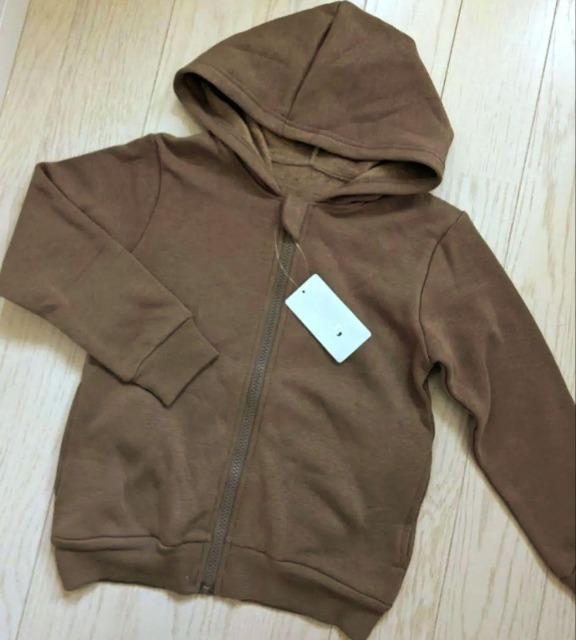 110★裏シャギージップアップパーカー★新品★送料無料 < キッズ/ベビー  110★裏シャギージップアップパーカー★新品★送料無料 < キッズ/ベビーの