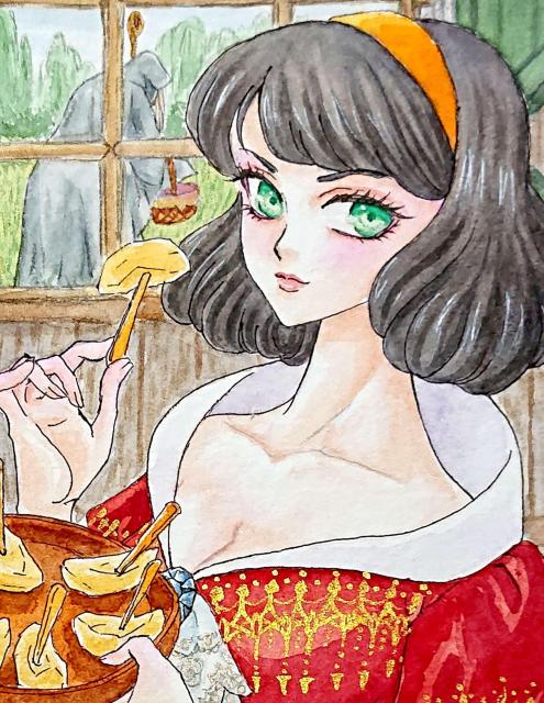 自作イラスト☆オリジナル☆白雪姫 < アニメ/コミック/キャラクター 自作イラスト☆オリジナル☆白雪姫 < アニメ/コミック/キャラクターの