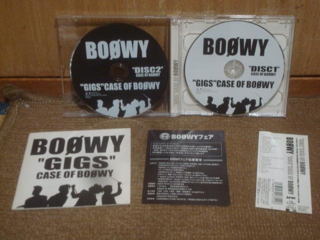 "GIGS" CASE OF BOOWY / BOOWY@ѕt2CD  ^gObY 