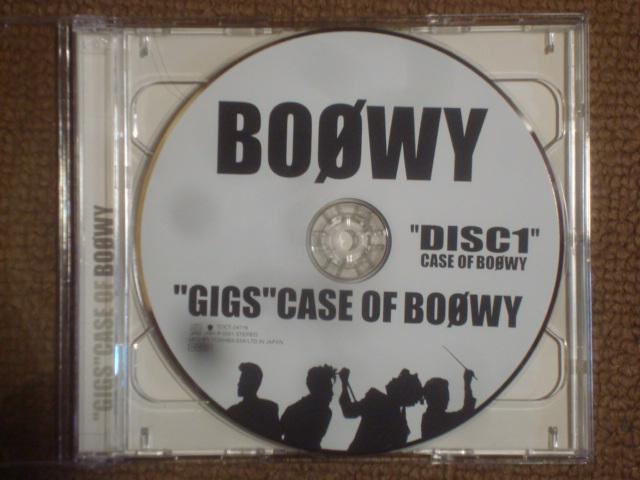 "GIGS" CASE OF BOOWY / BOOWY@ѕt2CD  ^gObY 