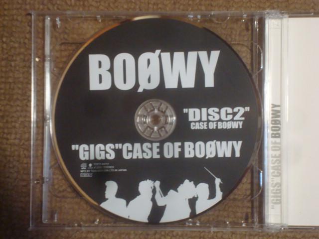 "GIGS" CASE OF BOOWY / BOOWY@ѕt2CD  ^gObY 