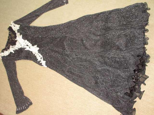 レース*裾フリル*刺繍*ロング丈ドレスワンピース(ブラック) < 女性ファッション レース*裾フリル*刺繍*ロング丈ドレスワンピース(ブラック) < 女性ファッションの