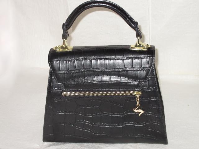 型押し本革☆ワンハンドル*ハンドバッグ*フォーマル*ブラック < 女性ファッション  型押し本革☆ワンハンドル*ハンドバッグ*フォーマル*ブラック < 女性ファッションの