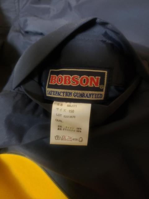 ☆新品同様☆BOBSONボブソン☆リバーシブルジャンパー☆150 < キッズ/ベビー  ☆新品同様☆BOBSONボブソン☆リバーシブルジャンパー☆150 < キッズ/ベビーの