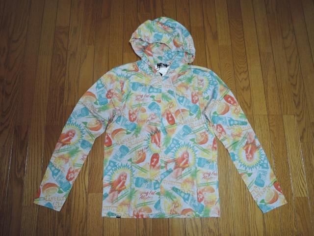 新品 HYSTERIC GLAMOUR ヒステリックグラマー 総柄ガール ジップ パーカー S 薄手 カットソー パイン レモン < ブランド  新品 HYSTERIC GLAMOUR ヒステリックグラマー 総柄ガール ジップ パーカー S 薄手 カットソー パイン レモン  < ブランドの