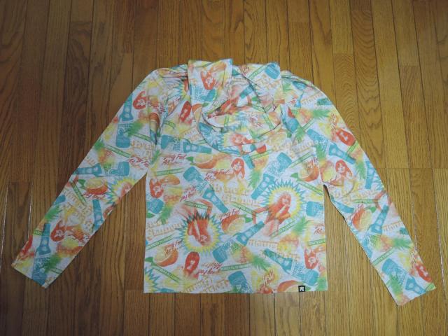 新品 HYSTERIC GLAMOUR ヒステリックグラマー 総柄ガール ジップ パーカー S 薄手 カットソー パイン レモン < ブランド  新品 HYSTERIC GLAMOUR ヒステリックグラマー 総柄ガール ジップ パーカー S 薄手 カットソー パイン レモン < ブランドの