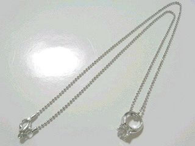《New》★<プラチナ>ダイヤモンドcz*リングネックレス【高級箱】 < 女性アクセサリー/時計  《New》★<プラチナ>ダイヤモンドcz*リングネックレス【高級箱】 < 女性アクセサリー/時計の