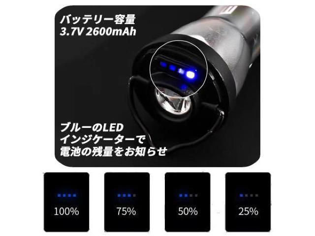 LEDランタン 懐中電灯 キャンピングライト トーチライト USB充電式 無段階調光 防水IPX4 ESLNF ホワイト < 家電/AV  LEDランタン 懐中電灯 キャンピングライト トーチライト USB充電式 無段階調光 防水IPX4 ESLNF ホワイト < 家電/AVの