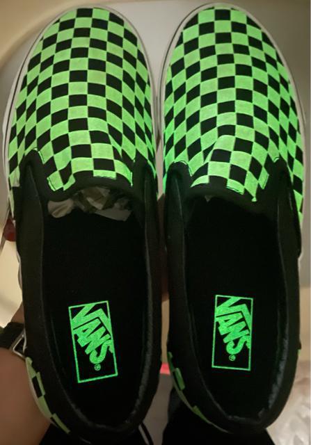 Vi@oY VANS Xj[J[ NVbN Xb|@Black Glow Checks Y@CO胂f@{^Cv