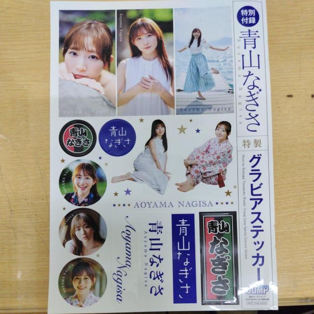 青山なぎさ特製グラビアステッカー < タレントグッズ  青山なぎさ特製グラビアステッカー  < タレントグッズの