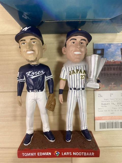 超超レア貴重なチケット付き1点限定!ラーズ・ヌートバー& トミー・エドマン WBC 世界一(ラーズ・ヌートバー)大型ボブルヘッド < レジャー/スポーツ 超超レア貴重なチケット付き1点限定!ラーズ・ヌートバー& トミー・エドマン WBC 世界一(ラーズ・ヌートバー)大型ボブルヘッド < レジャー/スポーツの