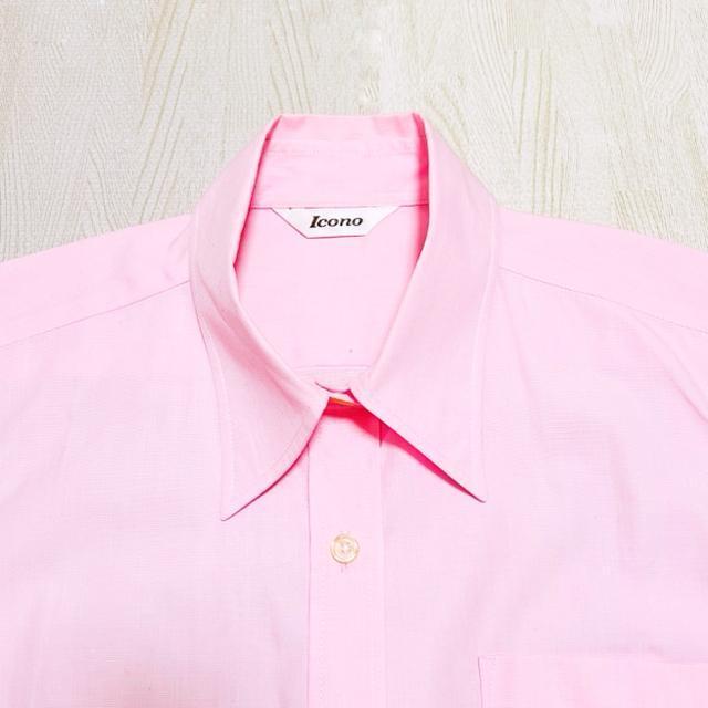 【美品】シルク混コットン長袖シャツ/サイズM/ピンク < 女性ファッション  【美品】シルク混コットン長袖シャツ/サイズM/ピンク < 女性ファッションの