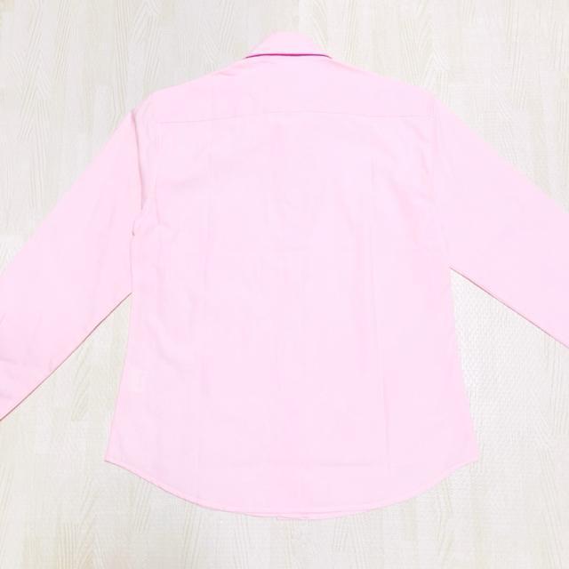 【美品】シルク混コットン長袖シャツ/サイズM/ピンク < 女性ファッション  【美品】シルク混コットン長袖シャツ/サイズM/ピンク < 女性ファッションの