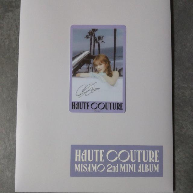 MISAMO HAUTE COUTURE【豪華盤特典】チェキ風カードなど★サナ < タレントグッズ  MISAMO HAUTE COUTURE【豪華盤特典】チェキ風カードなど★サナ < タレントグッズの
