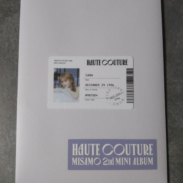 MISAMO HAUTE COUTURE【豪華盤特典】チェキ風カードなど★サナ < タレントグッズ  MISAMO HAUTE COUTURE【豪華盤特典】チェキ風カードなど★サナ < タレントグッズの