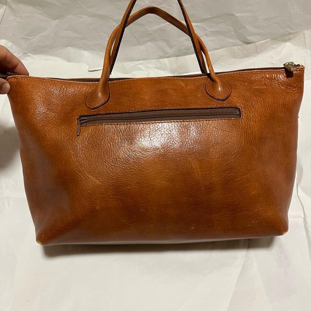 【ヴィンテージ】【Kawano / カワノバッグ】 牛革 / トートバッグ 茶 レザー < 女性ファッション  【ヴィンテージ】【Kawano / カワノバッグ】 牛革 / トートバッグ 茶 レザー < 女性ファッションの