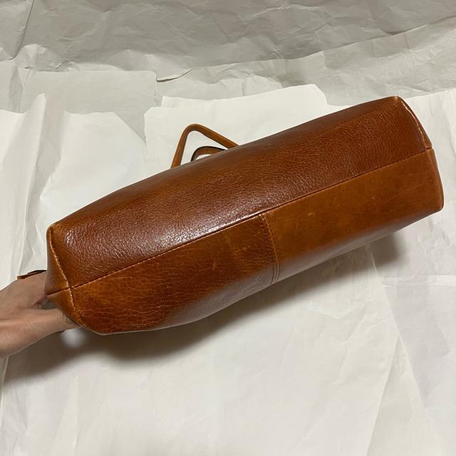 【ヴィンテージ】【Kawano / カワノバッグ】 牛革 / トートバッグ 茶 レザー < 女性ファッション  【ヴィンテージ】【Kawano / カワノバッグ】 牛革 / トートバッグ 茶 レザー < 女性ファッションの