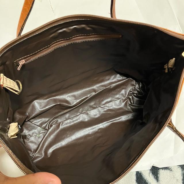 【ヴィンテージ】【Kawano / カワノバッグ】 牛革 / トートバッグ 茶 レザー < 女性ファッション  【ヴィンテージ】【Kawano / カワノバッグ】 牛革 / トートバッグ 茶 レザー < 女性ファッションの