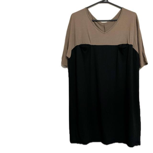 Spick&Span バイカラー 半袖 トップス カットソー < ブランド Spick&Span バイカラー 半袖 トップス カットソー < ブランドの