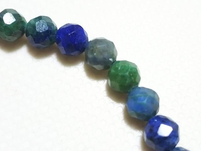 天然石★ラピスラズリ 4mm64面カット 半連 < 女性アクセサリー/時計  天然石★ラピスラズリ 4mm64面カット 半連 < 女性アクセサリー/時計の