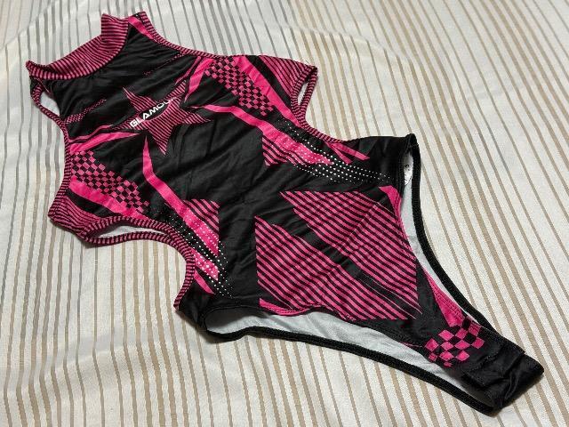 ブラックに映えるピンクのスターストライプ★Coolaneイベント衣装用ハイレグレオタード★Lサイズ < レジャー/スポーツ ブラックに映えるピンクのスターストライプ★Coolaneイベント衣装用ハイレグレオタード★Lサイズ < レジャー/スポーツの