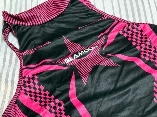 ブラックに映えるピンクのスターストライプ★Coolaneイベント衣装用ハイレグレオタード★Lサイズ < レジャー/スポーツ ブラックに映えるピンクのスターストライプ★Coolaneイベント衣装用ハイレグレオタード★Lサイズ < レジャー/スポーツの