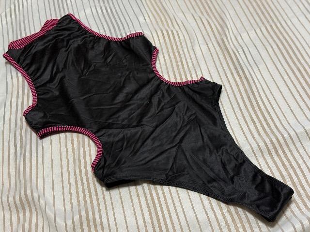 ブラックに映えるピンクのスターストライプ★Coolaneイベント衣装用ハイレグレオタード★Lサイズ < レジャー/スポーツ ブラックに映えるピンクのスターストライプ★Coolaneイベント衣装用ハイレグレオタード★Lサイズ < レジャー/スポーツの