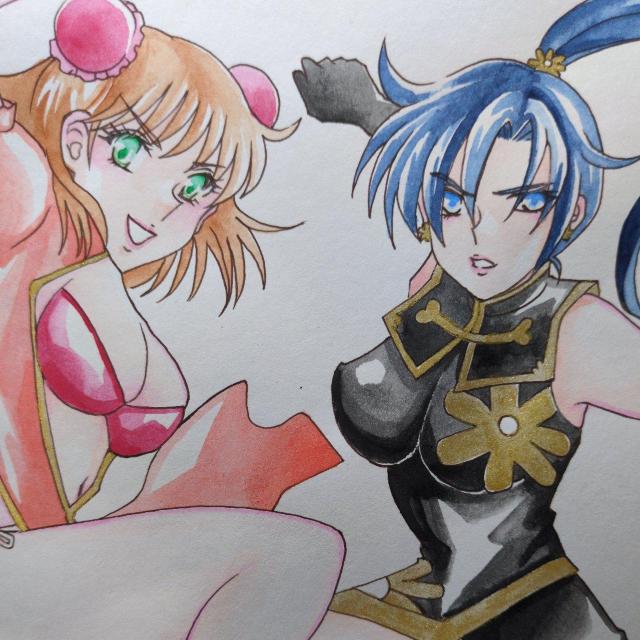 自作イラスト・送料込・オリジナル・カンフーガール・ポーズ・パンチラ・全身・A4サイズ < アニメ/コミック/キャラクター 自作イラスト・送料込・オリジナル・カンフーガール・ポーズ・パンチラ・全身・A4サイズ < アニメ/コミック/キャラクターの