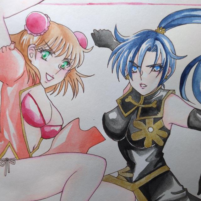 自作イラスト・送料込・オリジナル・カンフーガール・ポーズ・パンチラ・全身・A4サイズ < アニメ/コミック/キャラクター 自作イラスト・送料込・オリジナル・カンフーガール・ポーズ・パンチラ・全身・A4サイズ < アニメ/コミック/キャラクターの