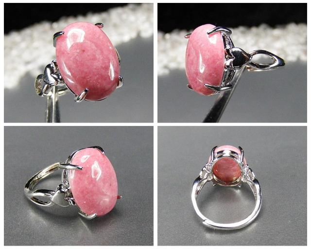 一点物ロードナイト指輪大粒天然石女性リング約15号薔薇輝石U0648Za < 女性アクセサリー/時計 一点物ロードナイト指輪大粒天然石女性リング約15号薔薇輝石U0648Za < 女性アクセサリー/時計の