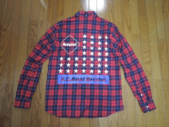 F.C.Real Bristol �G�t�V�[���A���u���X�g�� 37 STAR FLANNEL SHIRTS �`�F�b�N�V���c M �ԍ�  �� �u�����h�� 
