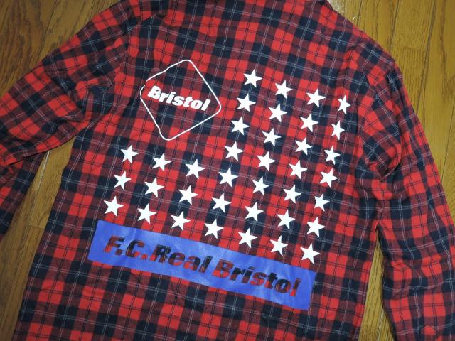 F.C.Real Bristol �G�t�V�[���A���u���X�g�� 37 STAR FLANNEL SHIRTS �`�F�b�N�V���c M �ԍ� �� �u�����h�� 