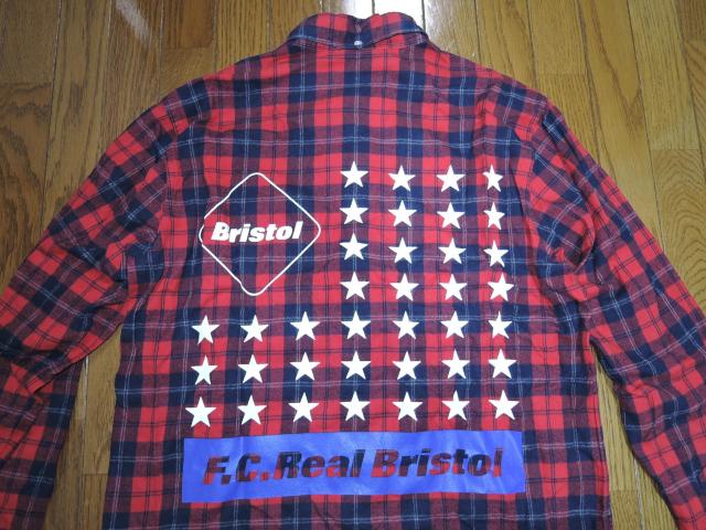 F.C.Real Bristol �G�t�V�[���A���u���X�g�� 37 STAR FLANNEL SHIRTS �`�F�b�N�V���c M �ԍ� �� �u�����h�� 