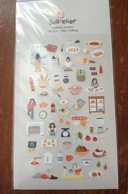 スワテリエ韓国かわいい シール ステッカー クッキング < インテリア/ライフ スワテリエ韓国かわいい シール ステッカー クッキング < インテリア/ライフの