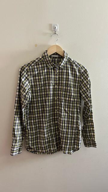 GU ジーユー 長袖チェックシャツ 長袖シャツ イエロー系 S  ユニクロ < ブランド  GU ジーユー 長袖チェックシャツ 長袖シャツ イエロー系 S  ユニクロ  < ブランドの