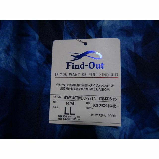 Find-Outのポロシャツ(LL) ダイヤメッシュ生地 吸汗速乾 新品 !。 < 男性ファッション  Find-Outのポロシャツ(LL) ダイヤメッシュ生地 吸汗速乾 新品 !。 < 男性ファッションの