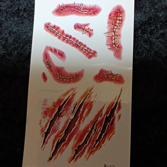 ハロウィン★新品★傷タトゥーシール/A < 女性ファッション  ハロウィン★新品★傷タトゥーシール/A < 女性ファッションの