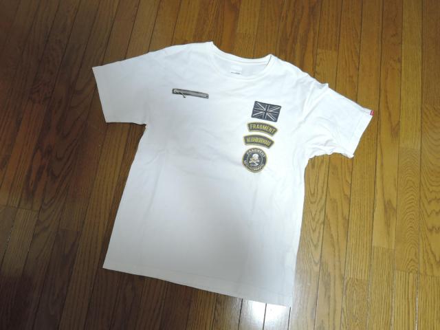 NEIGHBORHOOD ネイバーフッド × FRAGMENT フラグメント 転写Tシャツ 1 白 LOGO ロゴ ライダース系 < ブランド NEIGHBORHOOD ネイバーフッド × FRAGMENT フラグメント 転写Tシャツ 1 白 LOGO ロゴ ライダース系 < ブランドの