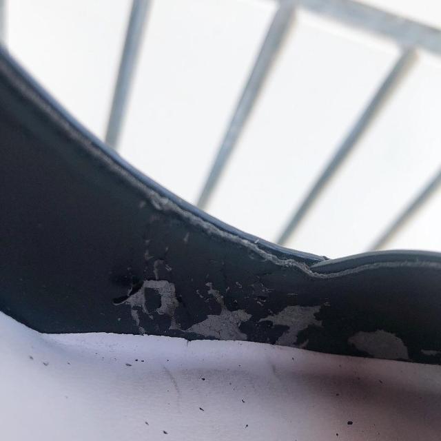 ◆LOWRYS FARM/ローリーズファーム◆エナメル生地ストラップ付きパンプス★ブラック37M*難アリ < ブランド ◆LOWRYS FARM/ローリーズファーム◆エナメル生地ストラップ付きパンプス★ブラック37M*難アリ < ブランドの