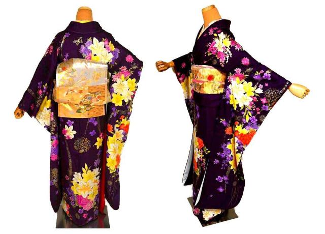 振袖 中古 送料無料 最高峰 未使用品 金彩 シシュウ 花束文 花柄 身丈172.5cm 裄丈67.5cm 成人式 T3634 < 女性ファッション 振袖 中古 送料無料 最高峰 未使用品 金彩 シシュウ 花束文 花柄 身丈172.5cm 裄丈67.5cm 成人式 T3634 < 女性ファッションの