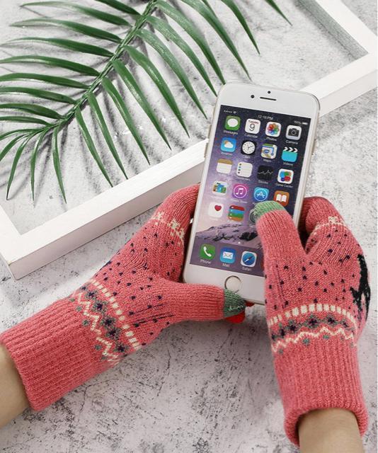 送料無料 新品 トナカイ柄手袋タッチパネル対応ニット手袋 < 女性ファッション 送料無料 新品 トナカイ柄手袋タッチパネル対応ニット手袋 < 女性ファッションの